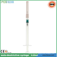 medical 0.05ml bcg syringe